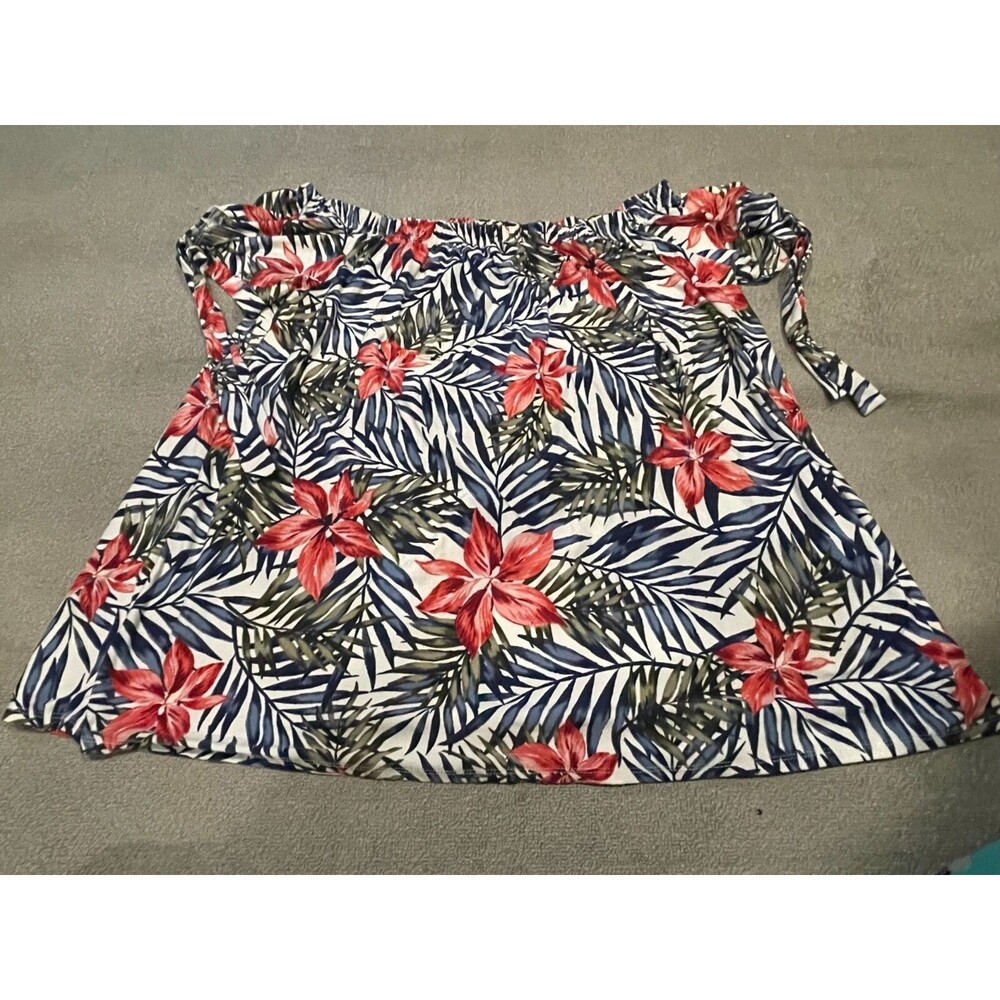 Try This Blouse Top Womens Size 3 X Floral